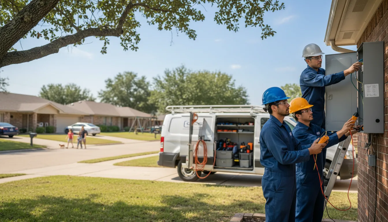 Certified electrician providing emergency electrical services in Hecker, IL